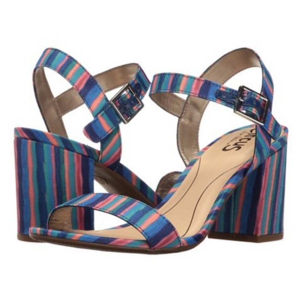Colorful Striped Women's Sandals